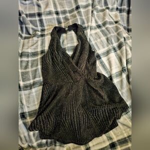 Elegant Black Minidress with built in shorts